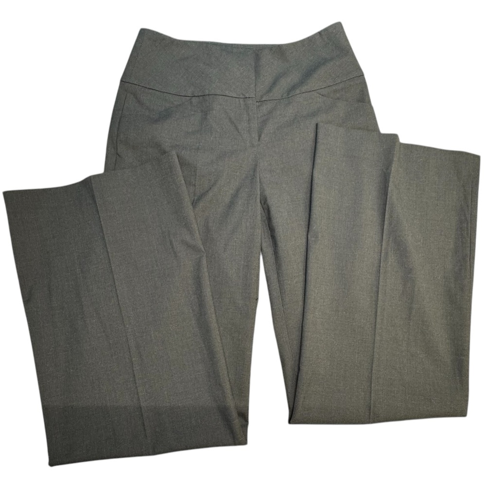 ANTONIO MELANI EUC Black/Gray Trousers with High Waist and Classic Fit Sz 2